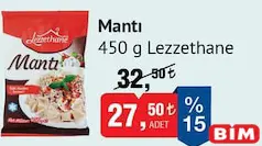 LEZZETHANE MANTI 450 G fiyat ve kampanya bilgisi